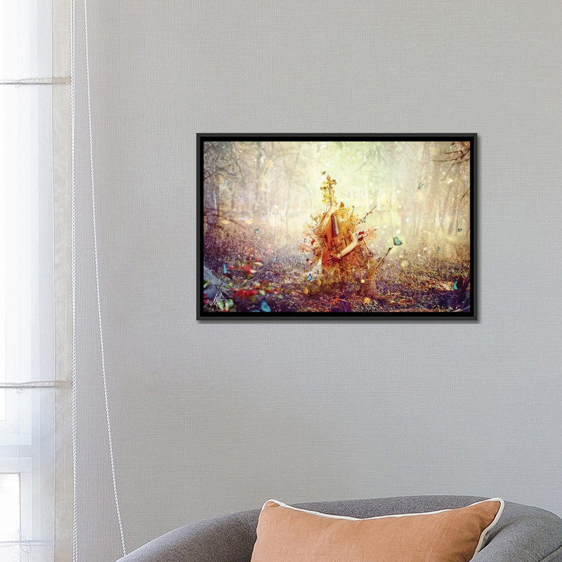 « silence », impression sur toile, H 26 po x l 40 po x P 1,5 po, Toile tendue, Pas de tapis