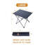 Table de camping d'extérieur carrée Jevyn-251826369