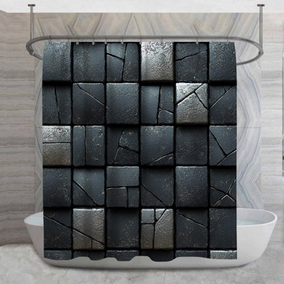 Rideau de douche Blocks
