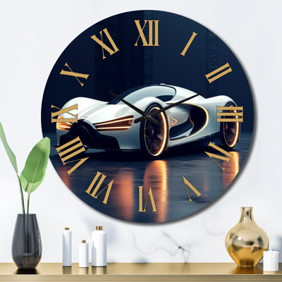 Horloge murale Futuristic Bugatti