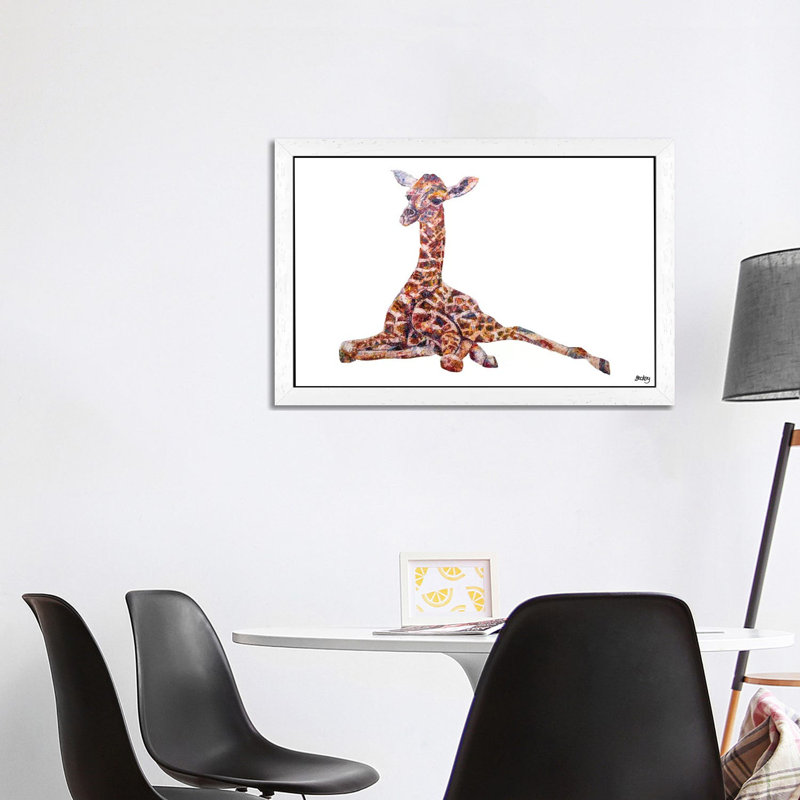 Clementine by Becksy - Wrapped Canvas Print, 152.5 cm H x 101.5 cm W, White Framed