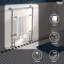 iBathUK Traditional Vintage Heated Towel Rail Premium Bathroom Radiator-White-448049420-448049431
