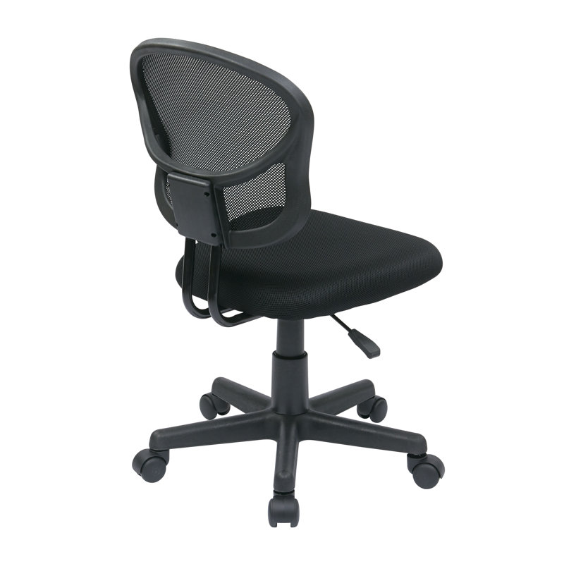 Mayer Polyester Blend Task Chair, Black