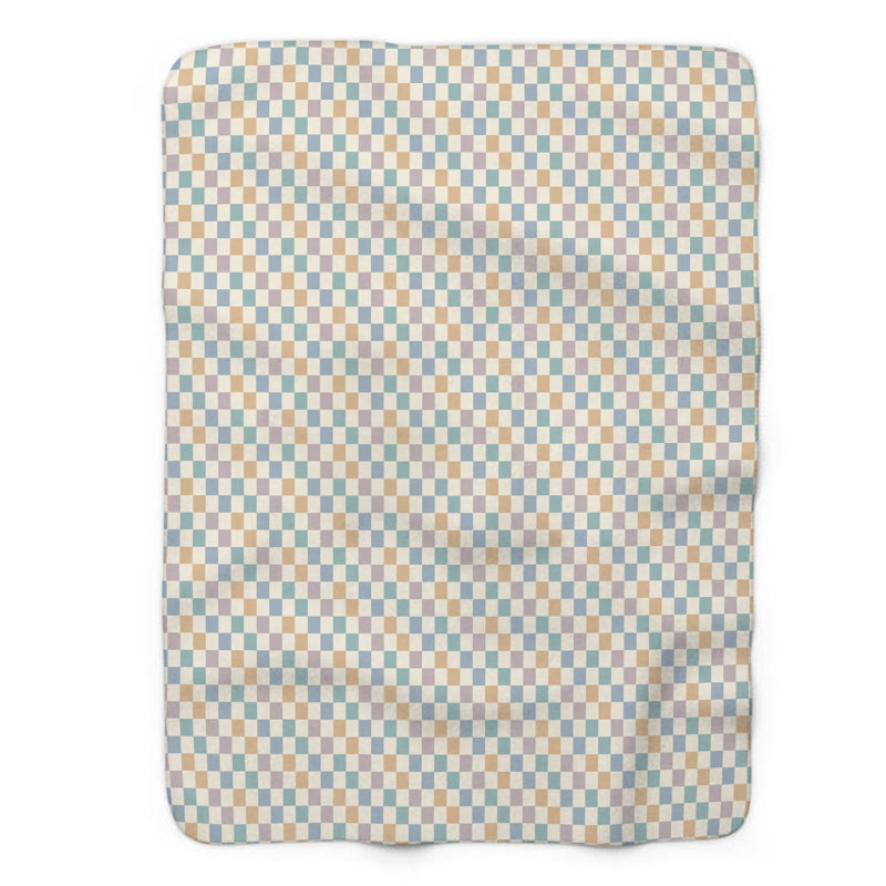 Mauve Pattern - 1 Piece Premium Blanket, Queen