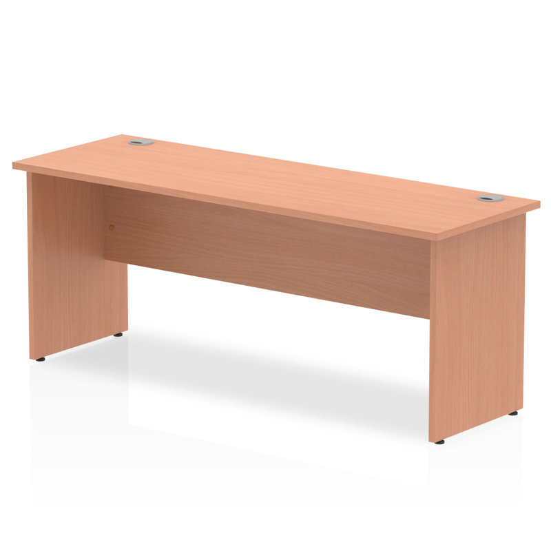Impulse Computer Desk, Beech, Beech, 73cm H x 180cm W x 60cm D