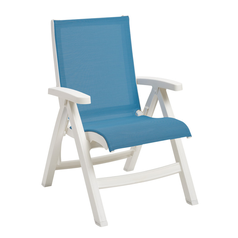 Chaise de plage pliante Jamaïque, Bleu ciel