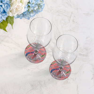 Sous-verres ronds en cuir végétal