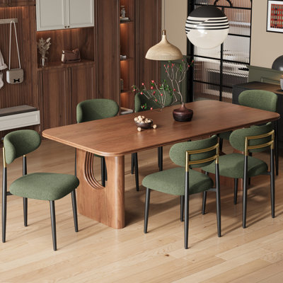 Chaises de salle à manger modernes et minimalistes, rembourrées, avec structure en métal
