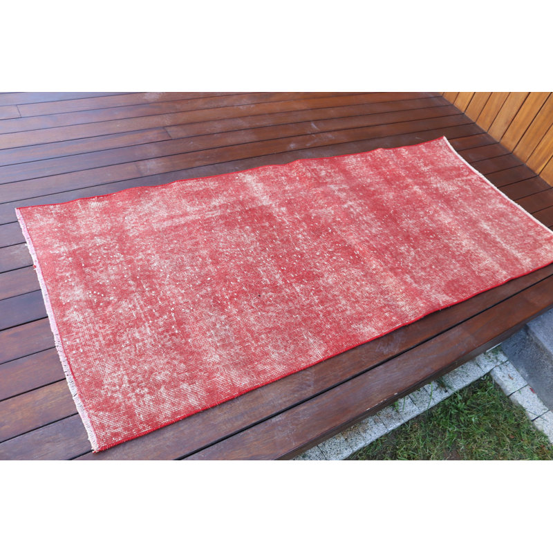 Handwoven Vintage Turkish Rug in Warm Earth Tones Perfect for Adding a Unique Touch to Your Living Room or Bedroom Decor