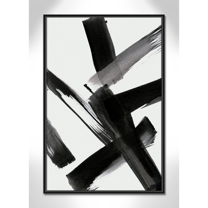 «Black Magic II» par Susan Jill, H 37,5 po x l 25,5 po x P 2 po, Noir