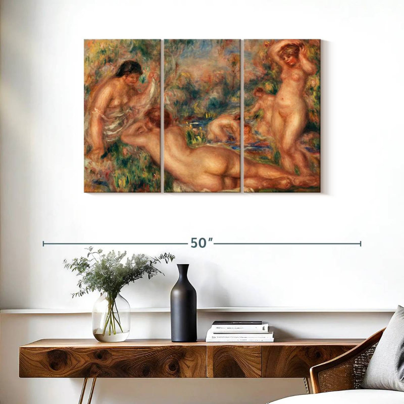 Leisha Bathers 1918, 24" H x 38" W