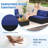 5 Piece Outdoor Furniture Set With Seat & Back Cushions Acacia Wood Tabletop-605624180