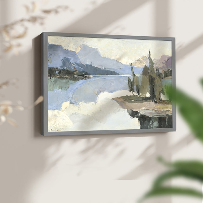 Bleu majestueux - impression encadrée - réversible, H 11 po x l 14 po, Gris