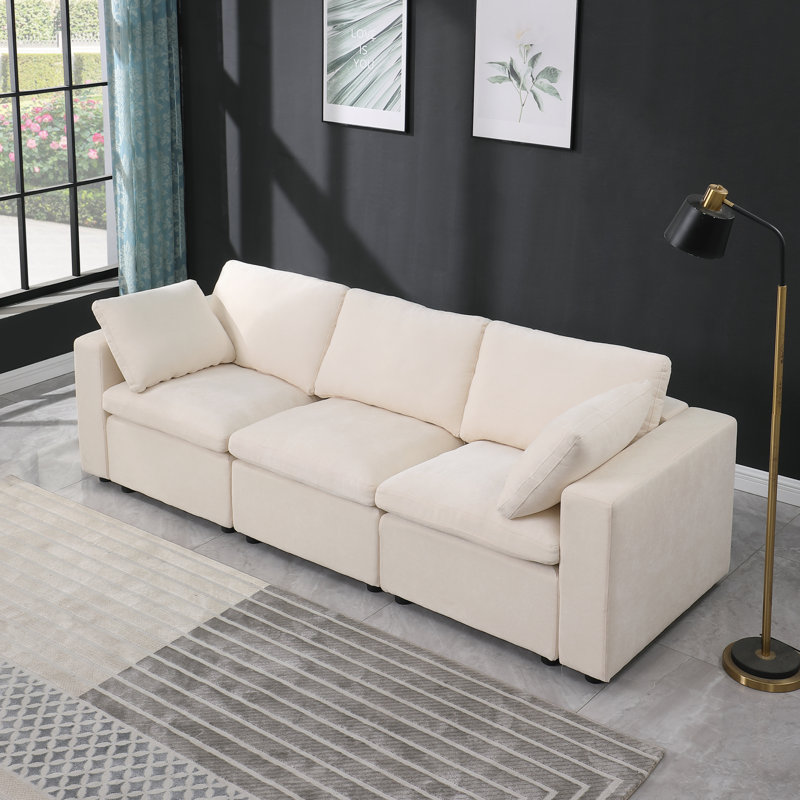 Canapé modulaire en tissu confortable pour la maison: parfait pour les salons
