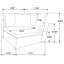 Canapé modulaire 6 pièces Ridgemont