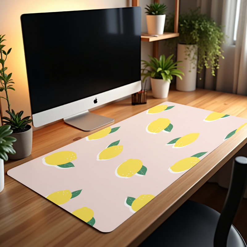 Polyester Desk Pad, 14.4x12.1