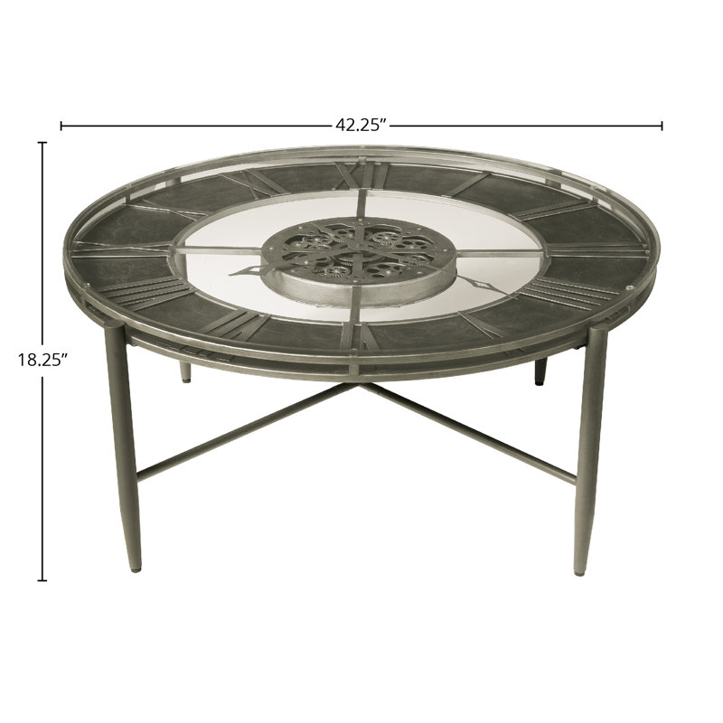 Elon Glass Top Single Coffee Table