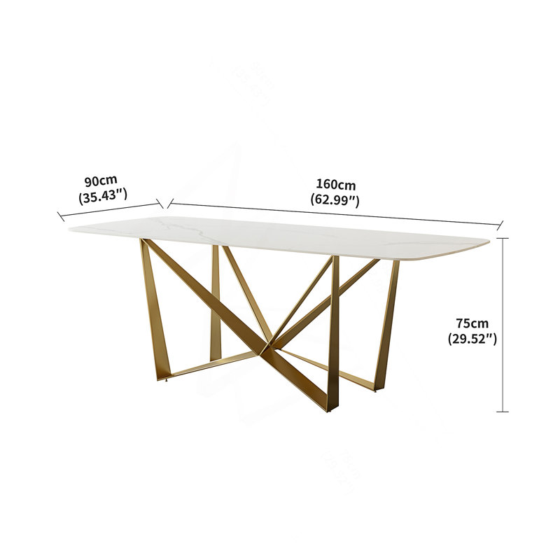 Table de salle à manger Titanium Gold