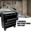 Coffre à outils à 5 tiroirs, armoire de rangement pour le garage avec 4 roues et système de verrouillage-1861637784