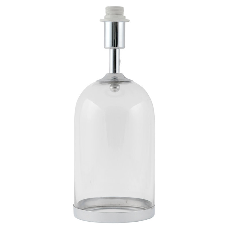 Crothers Metal Lamp Base Lamp, Polished Chrome