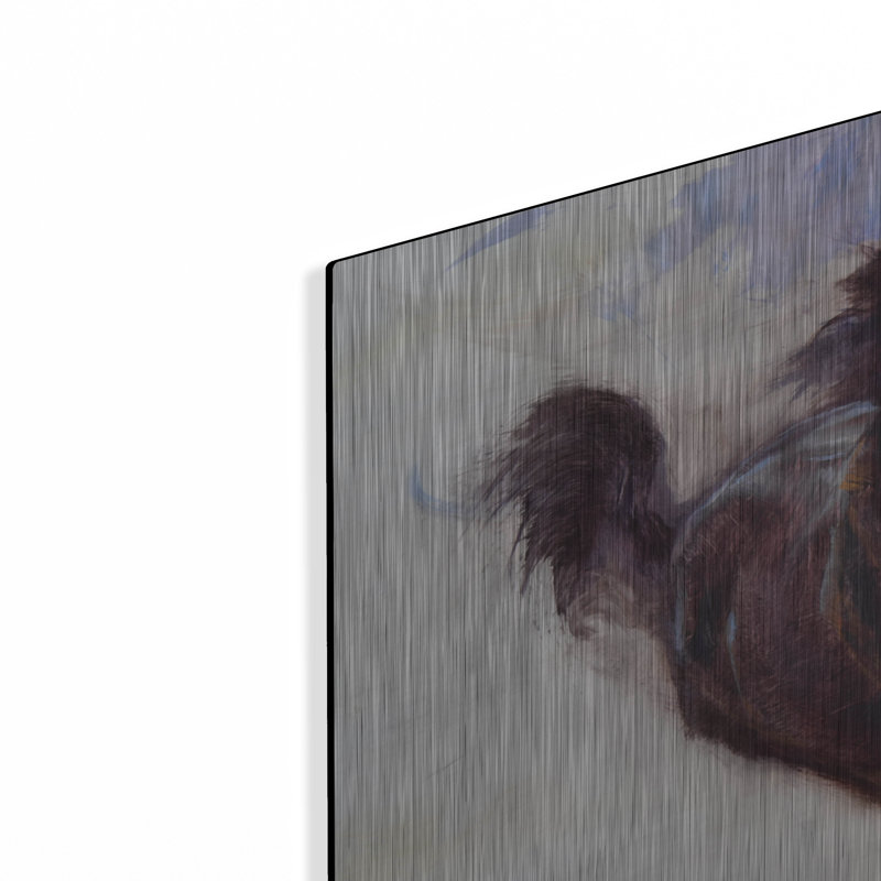 «Horse s'amusant» par Robert Campbell, H 24 po x l 36 po
