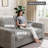 Mireno 70'' Upholstered Chenille Loveseat Sofa With Storage Pockets Couches And USB Charging Port-961129364