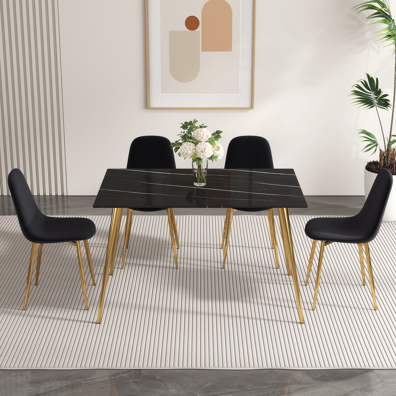 Mercer41 5 Piece Dining Set Dining Table Set Dining Room Set Dining Set