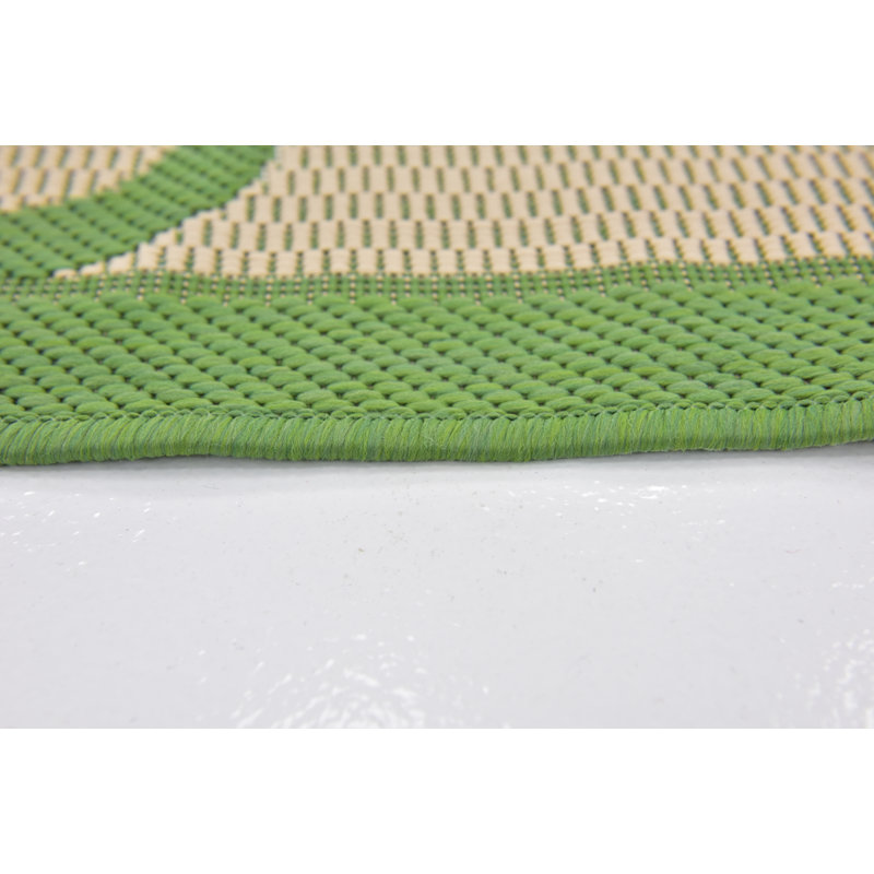 Tapis intérieur / extérieur beige Timmons, Tapis de couloir 2 pi 2 po x 6 pi 1 po
