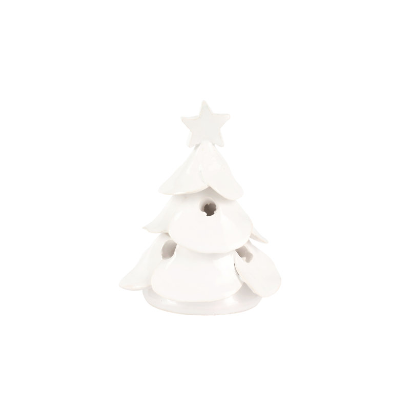 Foresta Mini Scalloped Tree, White