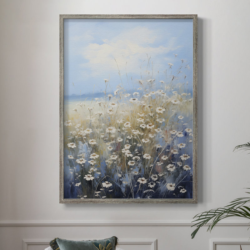 Impression encadrée FLORAL Series VI - bois massif, H 11 po x l 9 po