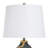 Ceramic Table Lamp - White Shade