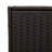 Water Resistant Acacia Poly Rattan Deck Box with Wheels-97884536