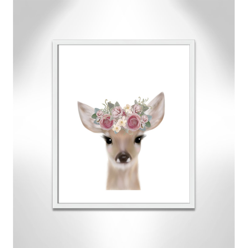 Décoration murale pour enfants, H 25,5 po x l 21,5 po x P 1,19 po, Encadré de boîte blanc