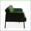 Canapé moderne en polyester vert 3 places - Petit canapé confortable pour le salon, la chambre à coucher, un appartement | Vert | Tissu | Polyester-1688925752