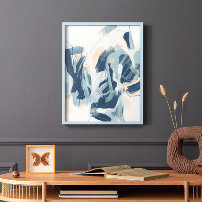 Interlocking Melody I Framed Print - Solid Wood