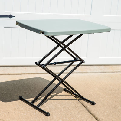Rectangular Patio Table with Adjustable Legs