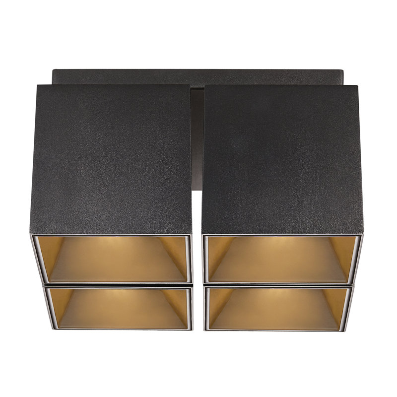 Ethan Flush Mount, Black