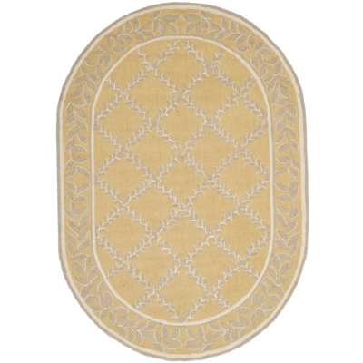 Jonsson Hand Hooked Wool Pile Geometric Rug