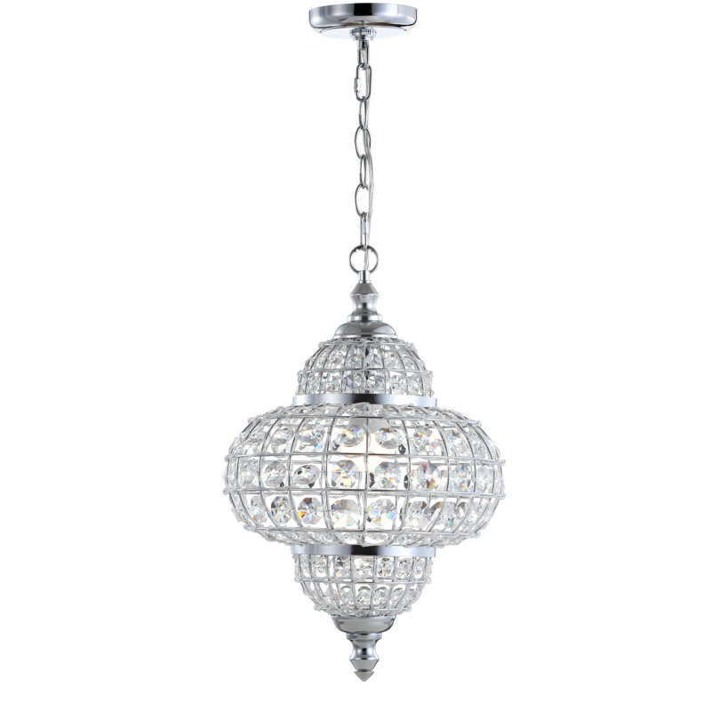 Pendentif en cristal à 1 lumière Wabasso