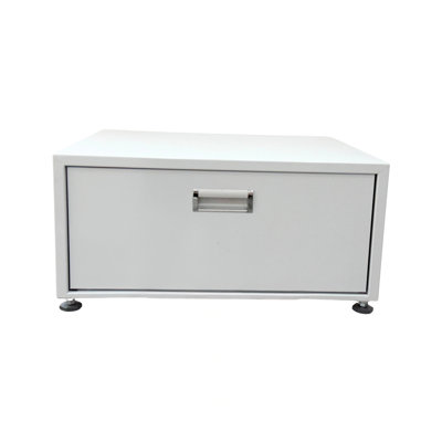 Universal Laundry Pedestal For 24" Washer, Dryer & Combo With Storage Drawer
