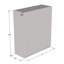 Armoire grise 3D 71 "avec miroir Aria-826026348