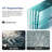 30" W x 72" H Bifold Pivot Shower Door with 1/4" Tempered Glass, Stainless Steel Chrome Frame-100751563
