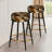 Gazal - Animal Print Bar Stools Set Of 2