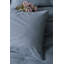 Ensemble de housse de courtepointe luxueuse simple XXL Luxury, 100% coton, anthracite | Housse de couette 61 x 87, taie d'oreiller 31,5 x 31,5 | Lavable à la machine, impression réactive, fermeture à boutons | Solution de literie douce, durable et élégante-105521324-105521328