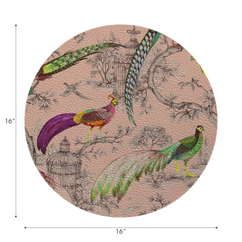 Sauvage 16'' Vinyl Placemat, Savannah