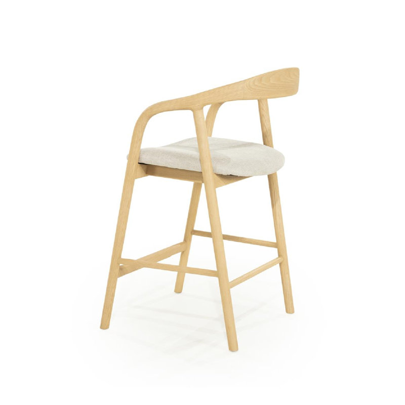 Rayven Barstool High, Natural, Counter Stool (26" Seat Height)