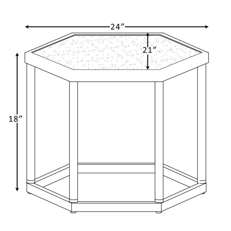 Table Omni Honeycomb, Blanc