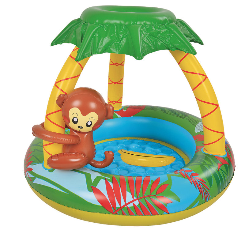 Piscine gonflable pour singe 40 "avec des palmiers