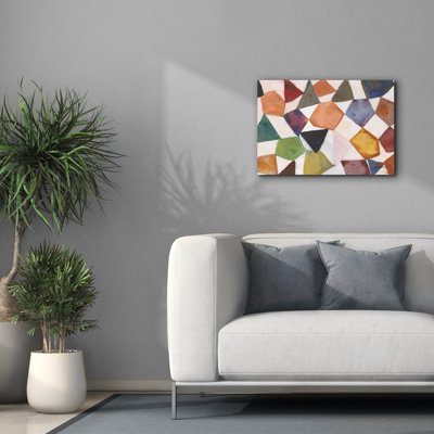  «Tilt Shift 3» par Cheryl Warrick, art mural sur toile, 26 po x 18 po