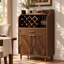 Armoire à vin sculptée Ewyn